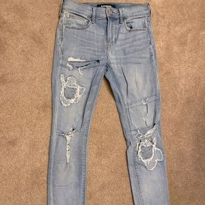 Women’s express ripped jeans